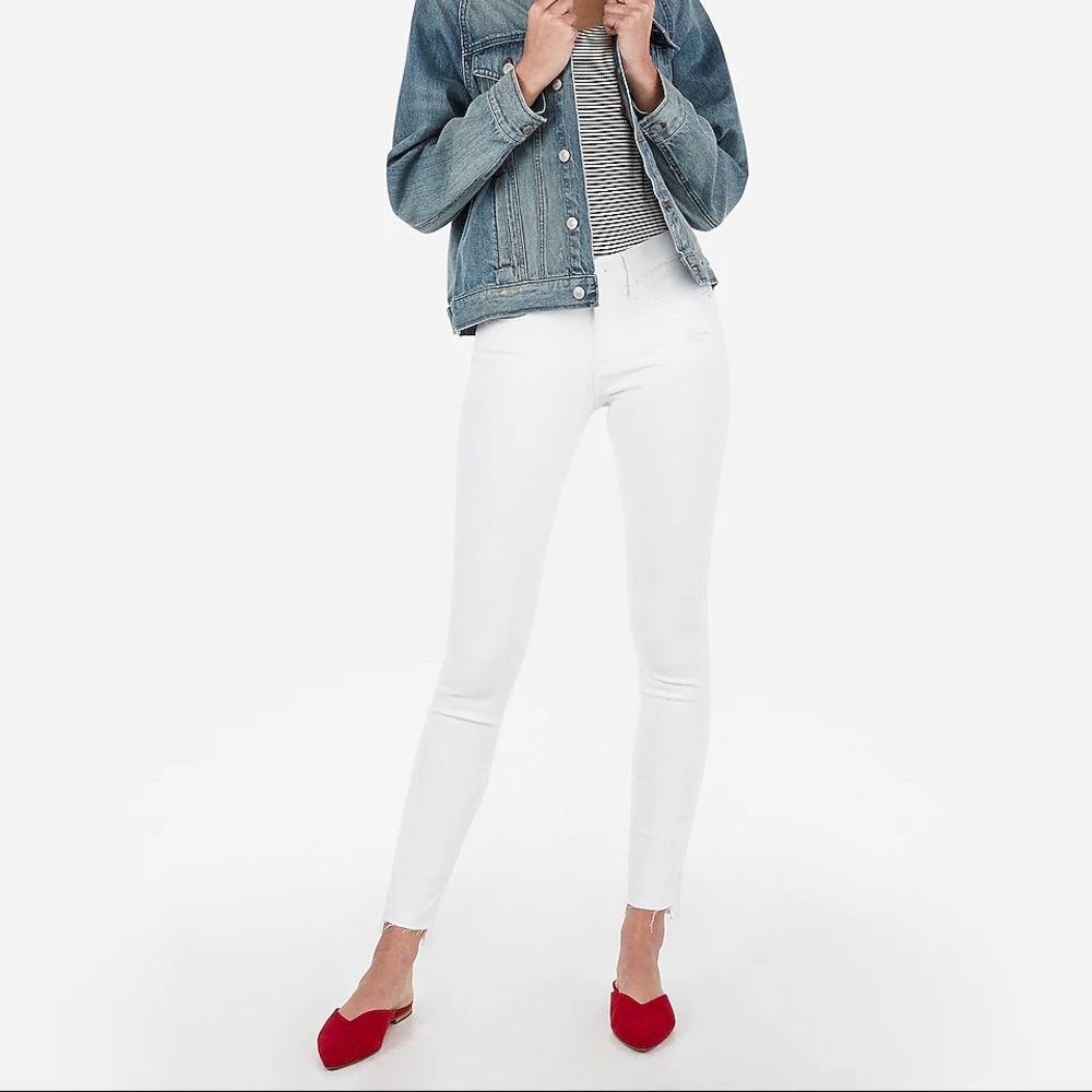 Express White jeans size 00R